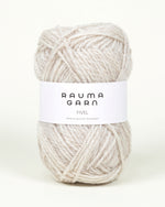 4078 Lys beige melert -	Fivel