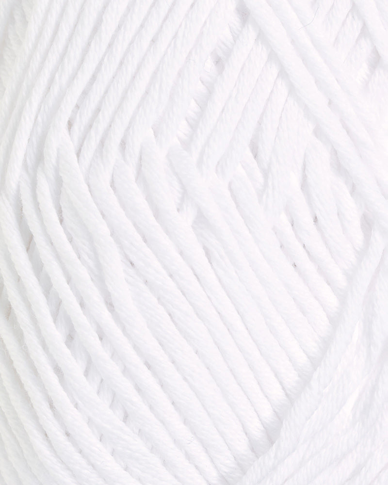 296 Hvit  -	Petunia - Rauma Garn - Garntopia