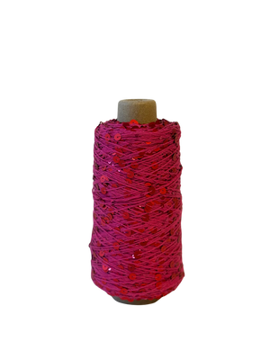Clare Pink - Paillettengarn 200gr