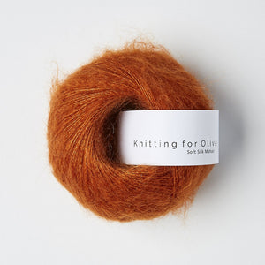 Brændt oransje -	Soft Silk Mohair - Knitting for Olive - Garntopia