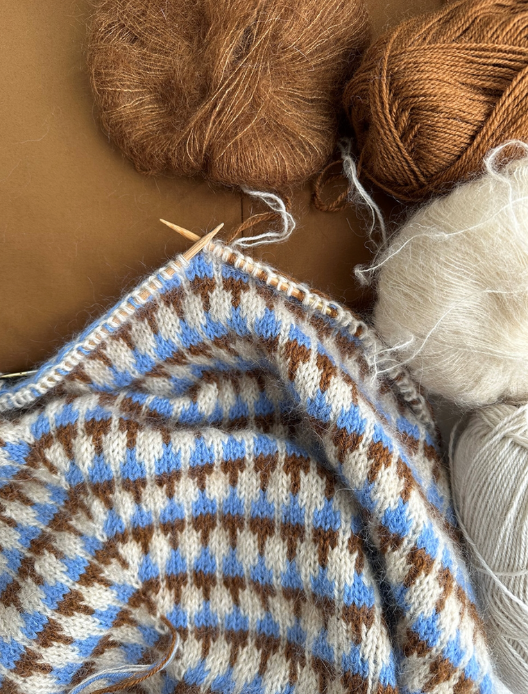 Le Knit - Facet Sweater - Papir - Lene Holme Samsøe - Garntopia