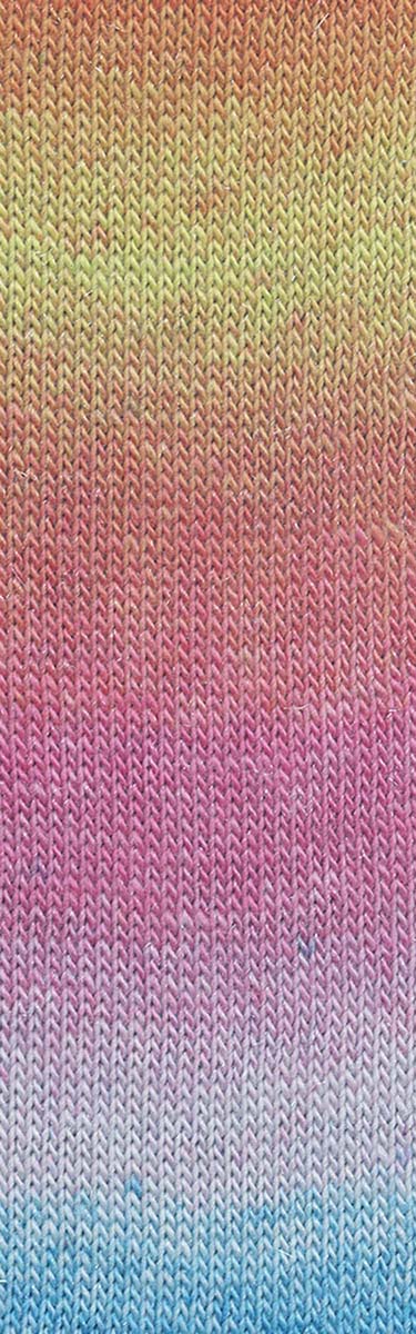 212 Turquoise/Pink -	MILLE COLORI SOCKS & LACE LUXE - Lang Yarns - Garntopia