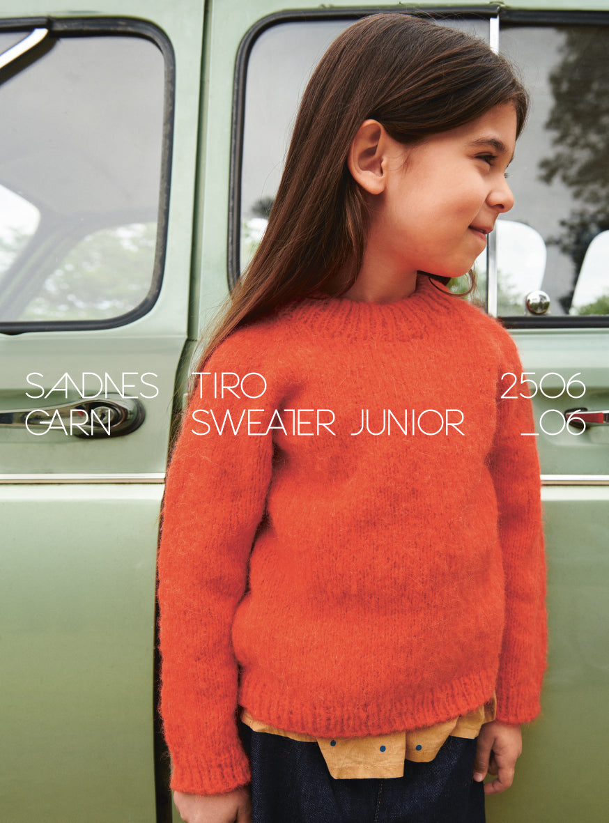 2506 - Mykt til barn - Nr. 6  Tiro Sweater Junior - Sandnes garn - Garntopia