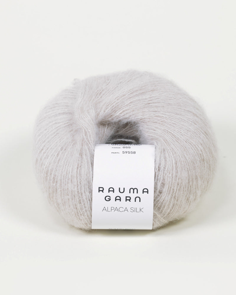 055 Lys beige -	Alpaca Silk - Rauma Garn - Garntopia