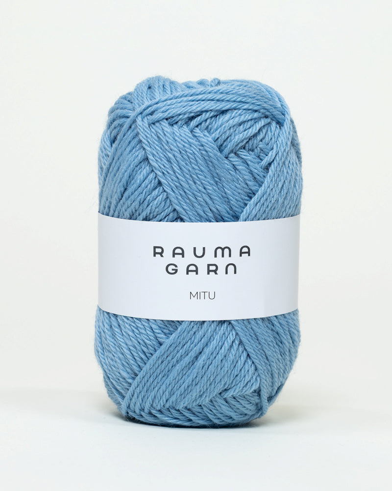 0055 Himmelblå -	Mitu - Rauma Garn - Garntopia
