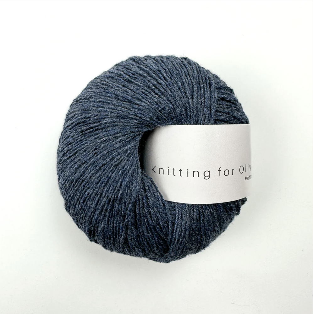Blå Jeans -	Merino - Knitting for Olive - Garntopia