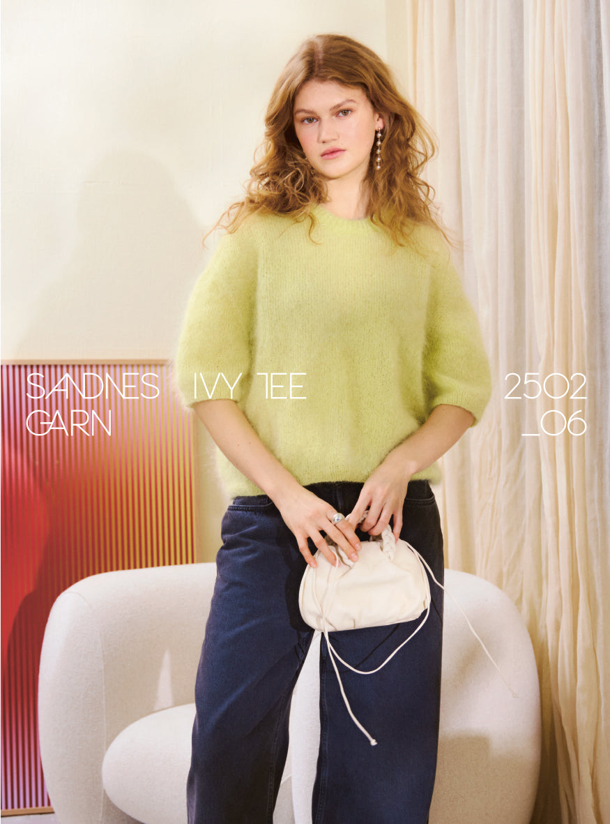 2502 - DIY - Nr. 6  Ivy tee - Papir - Sandnes garn - Garntopia