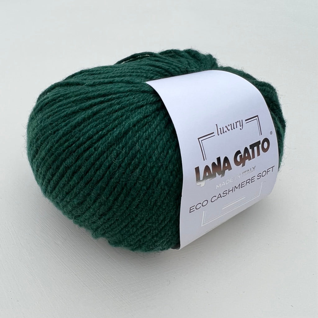 9481 Grønn - Eco Cashmere Soft - Lana Gatto - Garntopia