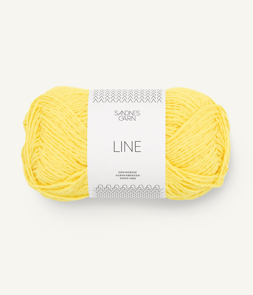 9004 Lemon -	Line - Sandnes garn - Garntopia