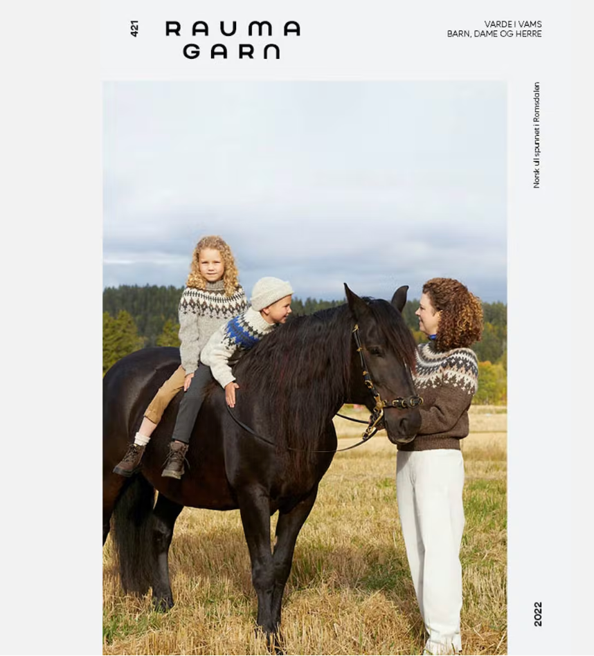 421 VARDE VAMS BARN, DAME OG HERRE - Rauma Garn - Garntopia