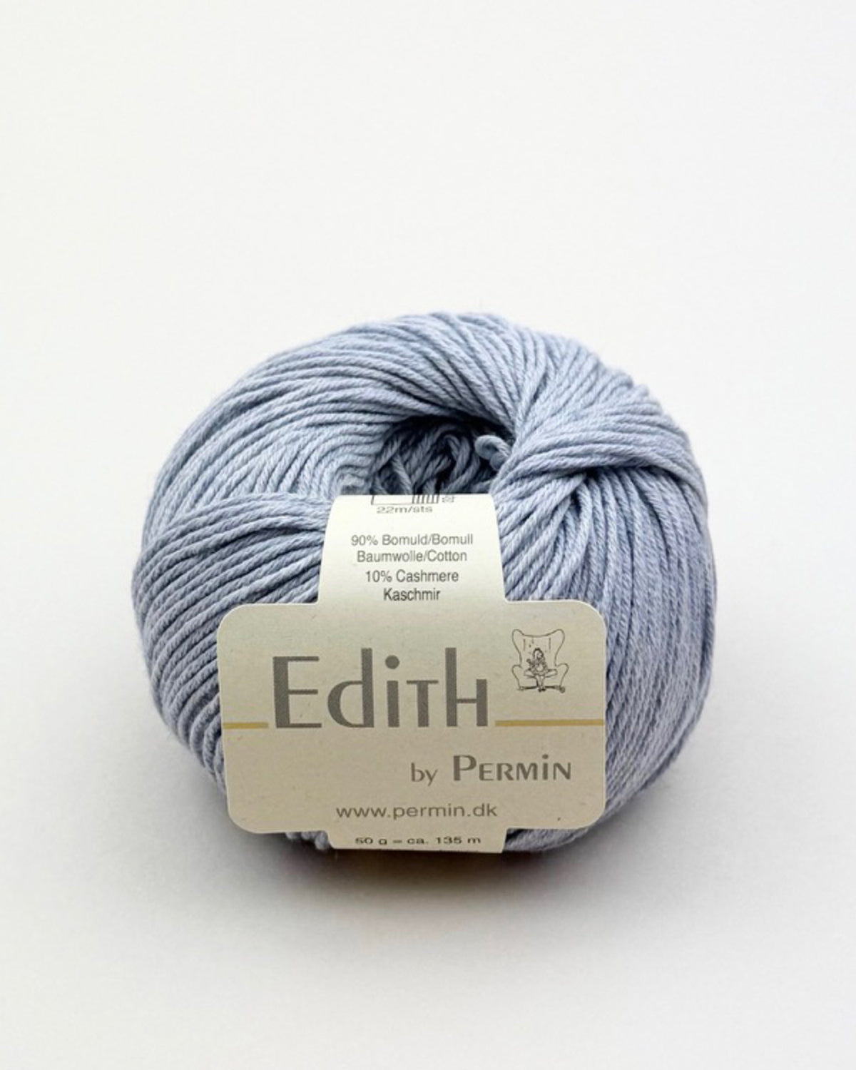 22 Blålilla - Edith - Permin - Garntopia