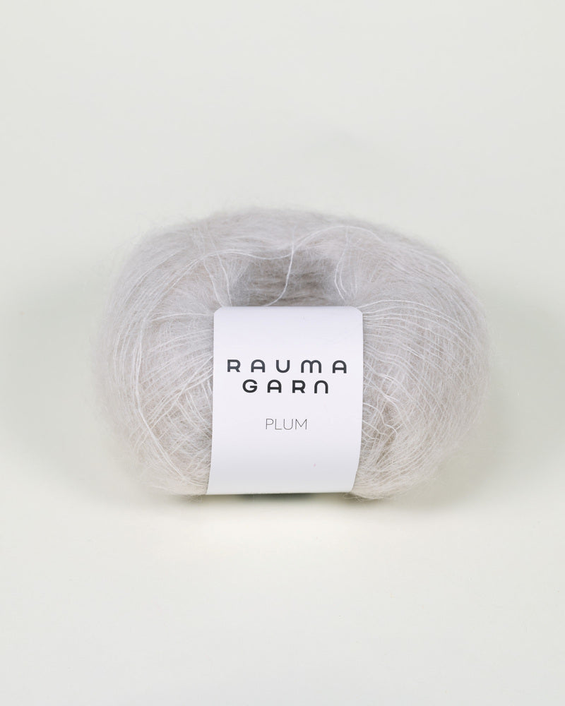 055 Lys beige -	Plum - Rauma Garn - Garntopia