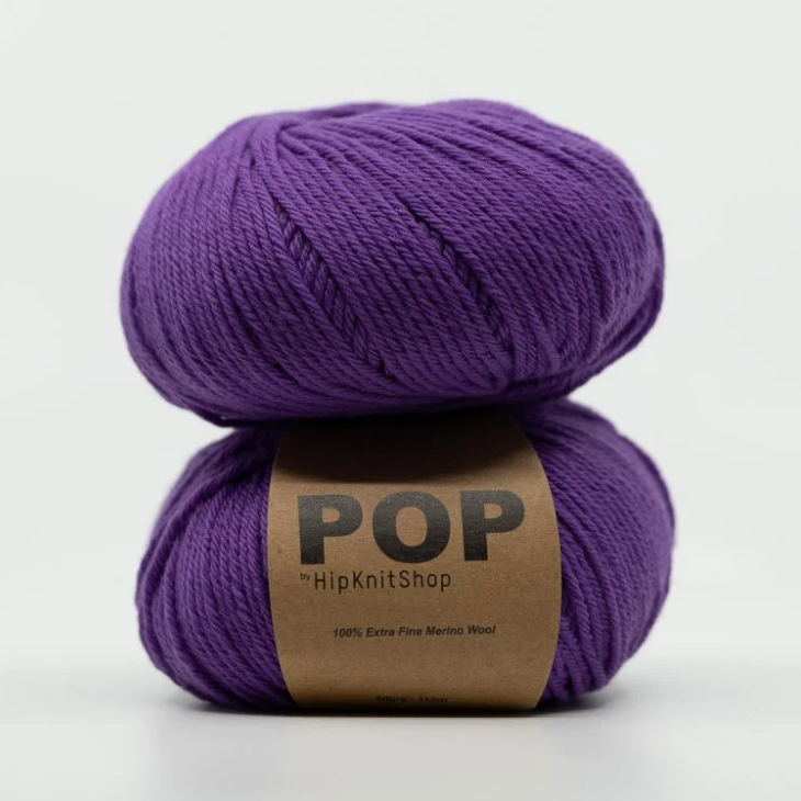 Playful Purple - Pop Merino - HipKnitShop - Garntopia