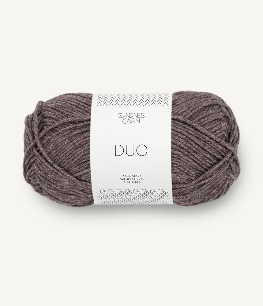 3871 Espresso  -	Duo - Sandnes garn - Garntopia