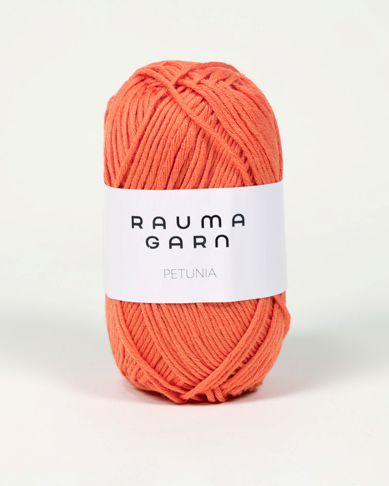225 Mørk oransje - Petunia - Rauma Garn - Garntopia