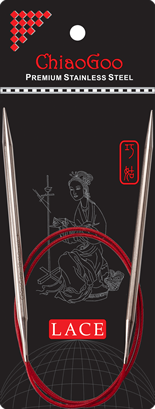 Red Lace Circular Needle 60 cm - 2 mm