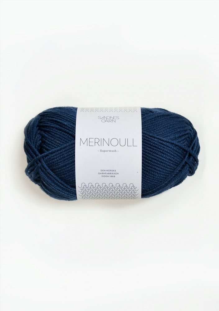 6062 Mørk Blå -	Merinoull - Sandnes garn - Garntopia