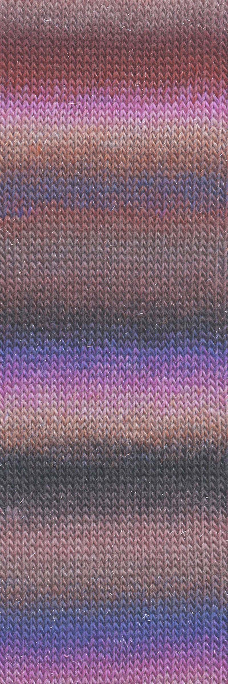 219 Brown/Pink -	MILLE COLORI SOCKS & LACE LUXE - Lang Yarns - Garntopia