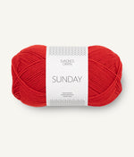 4018 Scarlet Red -	Sunday - Sandnes garn - Garntopia