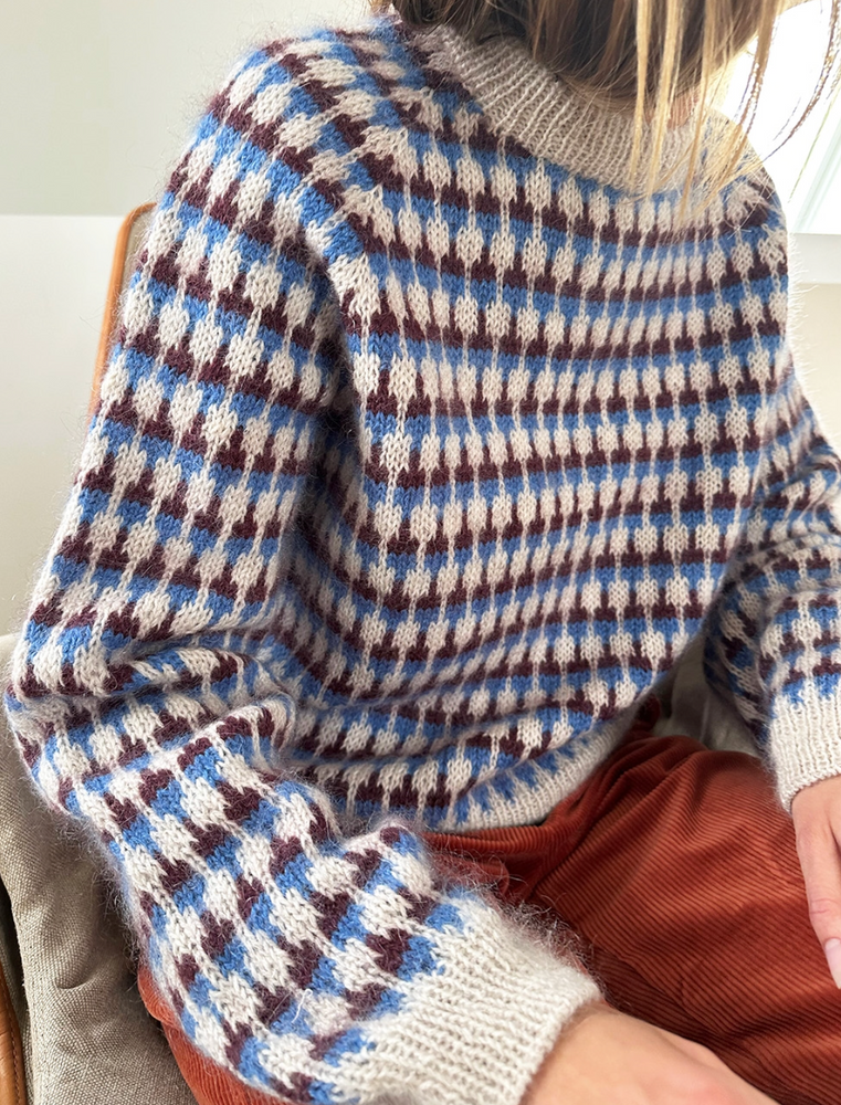Le Knit - Facet Sweater - Papir - Lene Holme Samsøe - Garntopia