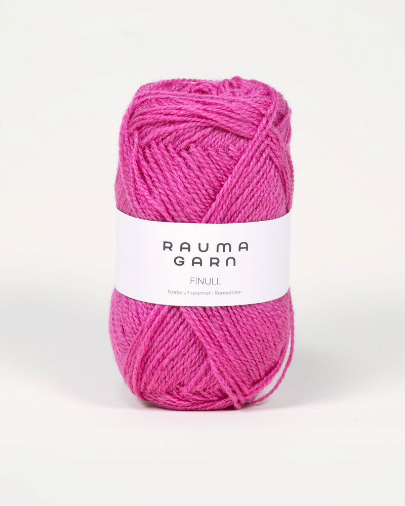 465 Mørk rosa -	Finull Pt2 - Rauma Garn - Garntopia