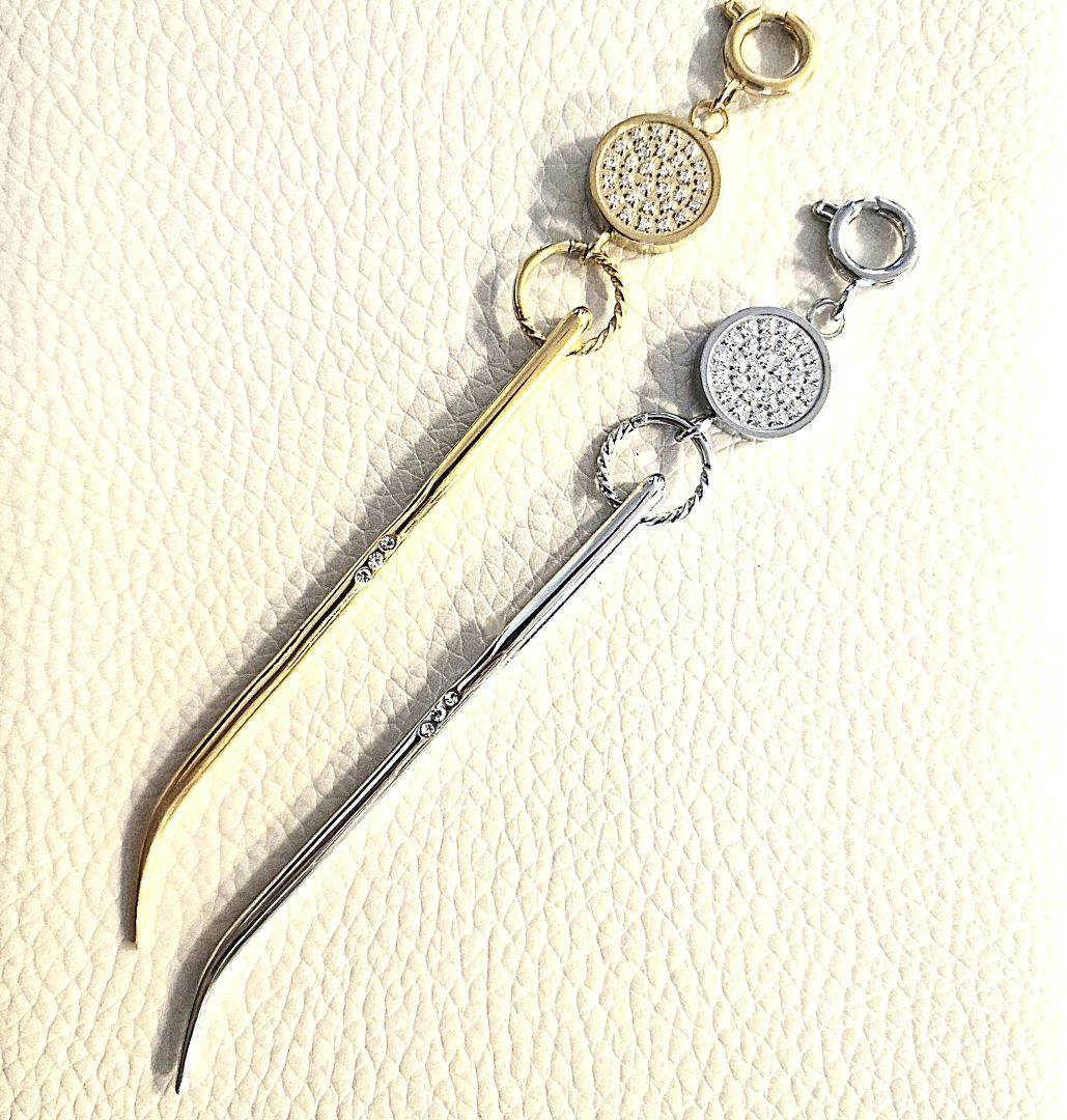 My Pearl - Tapestry needle - Charm - Silver - SILFA ehf - Garntopia