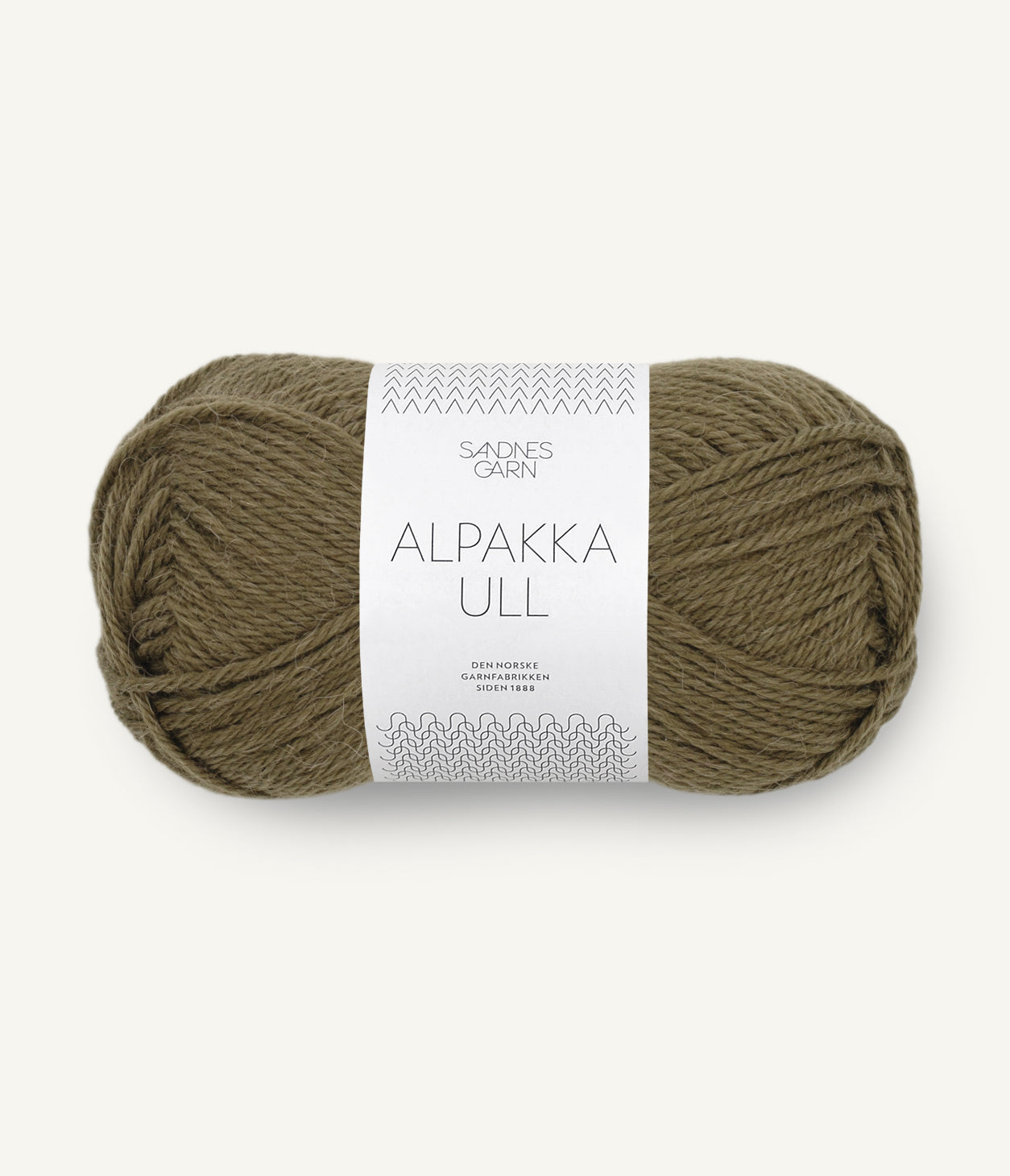 9873 Dark Olive -	Alpakka ull - Sandnes garn - Garntopia