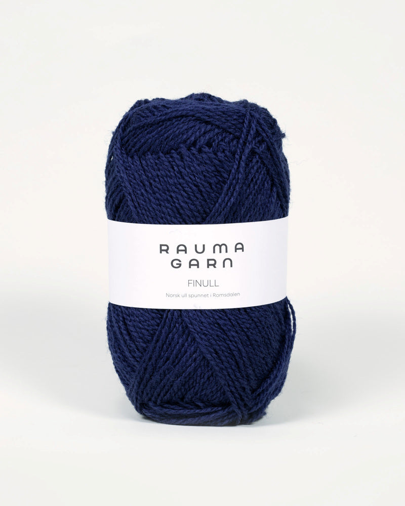 449 Mørk Blå -	Finull Pt2 - Rauma Garn - Garntopia