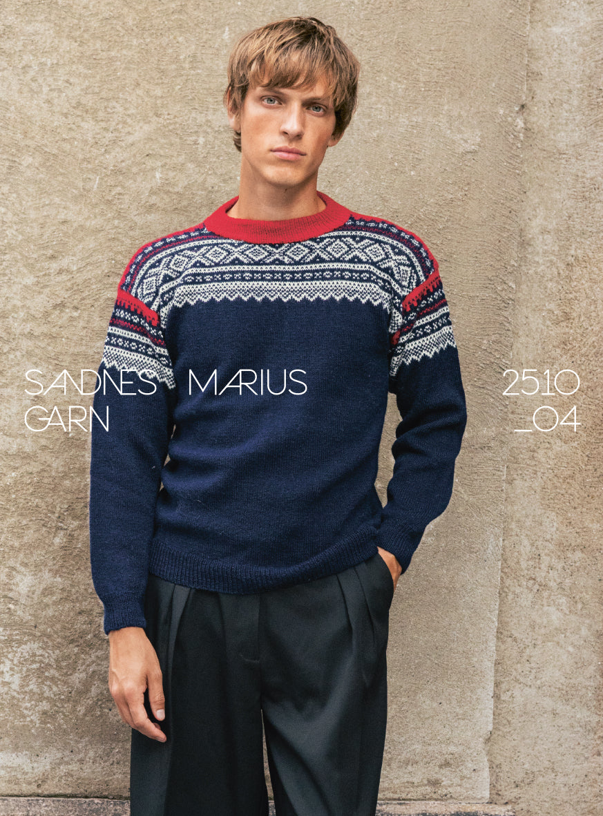 2510 - Norske Ikoner Voksen - NR. 4 MARIUS HERREGENSER - Sandnes garn - Garntopia