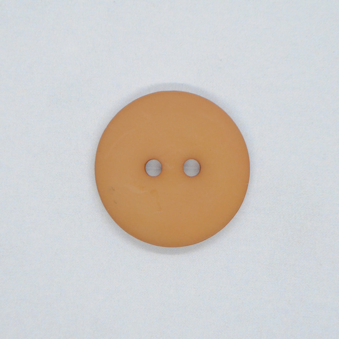 Plastknapp 2 hull - Mandel - 18 mm - Villy Jensen - Garntopia