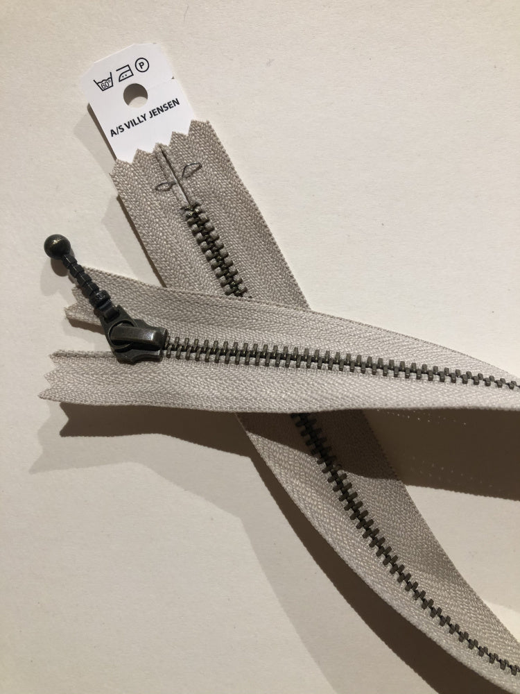 Kort glidelås - Sand 20 cm - Ukjent - Garntopia