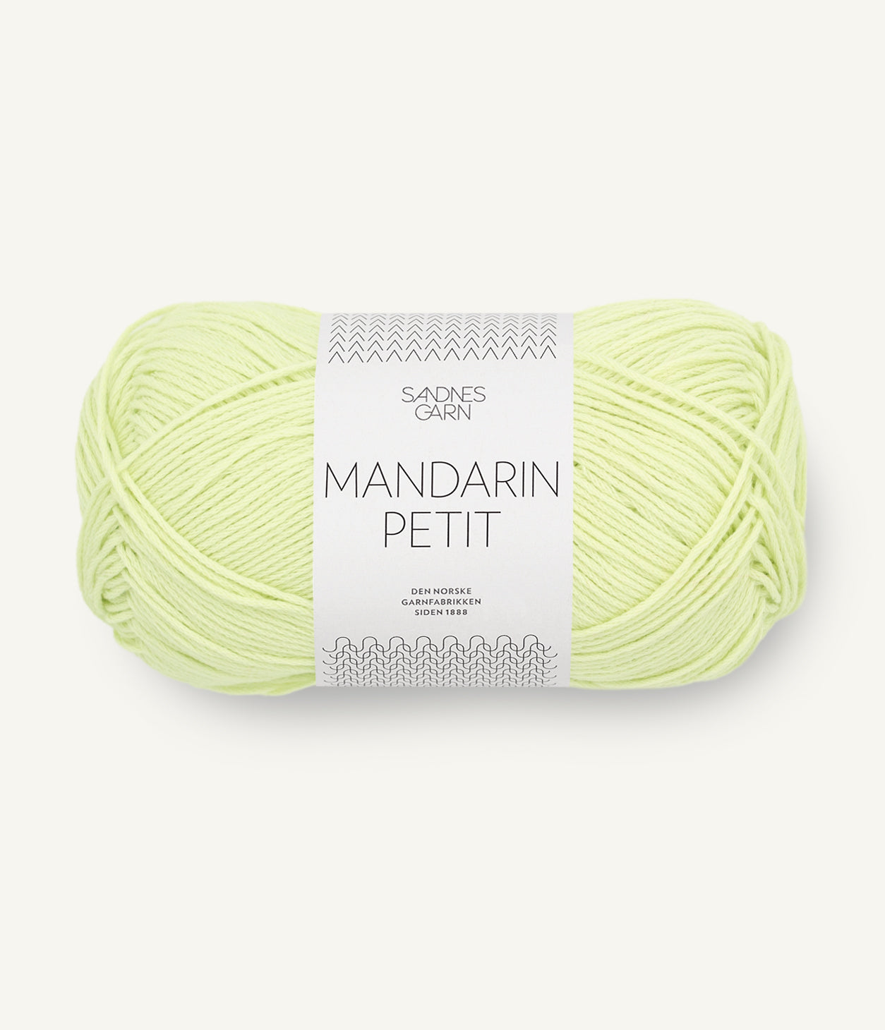 9312 Bright lime - Mandarin Petit - Sandnes garn - Garntopia