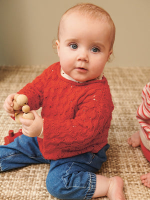 2407 - Sommerbaby - Nr. 4  LILJA SWEATER BABY - Sandnes garn - Garntopia