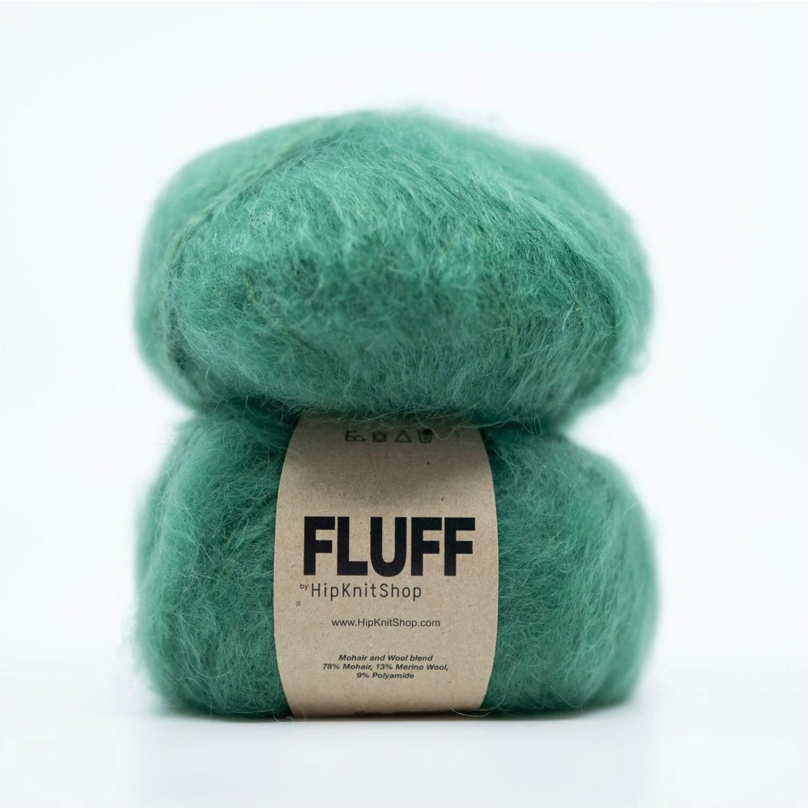 Pine Forest Green - Fluff - HipKnitShop - Garntopia
