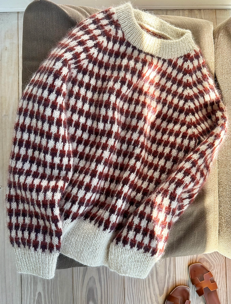 Le Knit - Facet Sweater - Papir - Lene Holme Samsøe - Garntopia