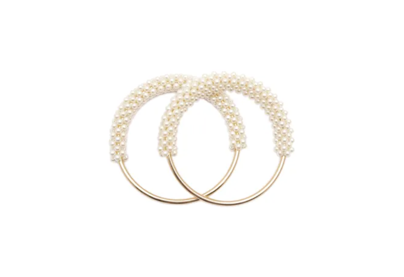 Veskehåndtak Perler - Krem VH1018 - 1 stk - Kort & Godt - Garntopia