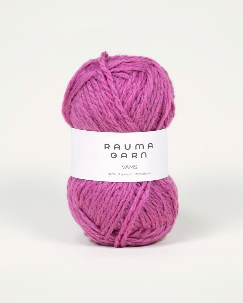 65 Mørk rosa -	Vams - Rauma Garn - Garntopia
