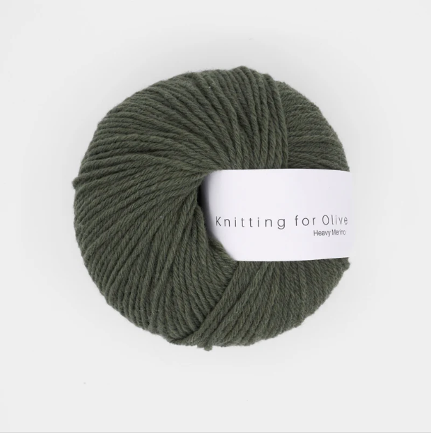 Flaskegrøn -	Heavy Merino - Knitting for Olive - Garntopia