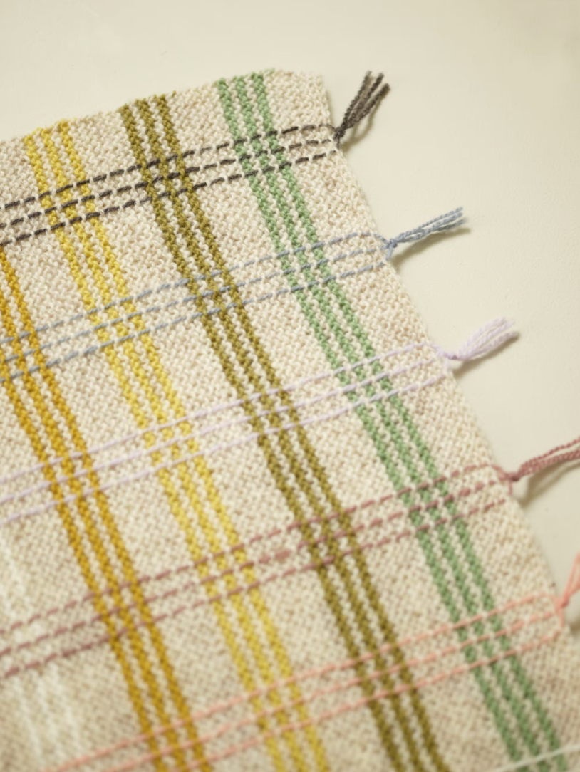 Aftenstrikk pledd - garnpakke - Rauma Garn - Garntopia