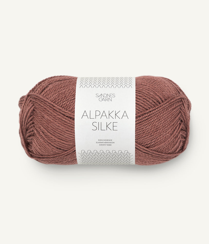 4043 Plommerosa -	Alpakka silke - Sandnes garn - Garntopia
