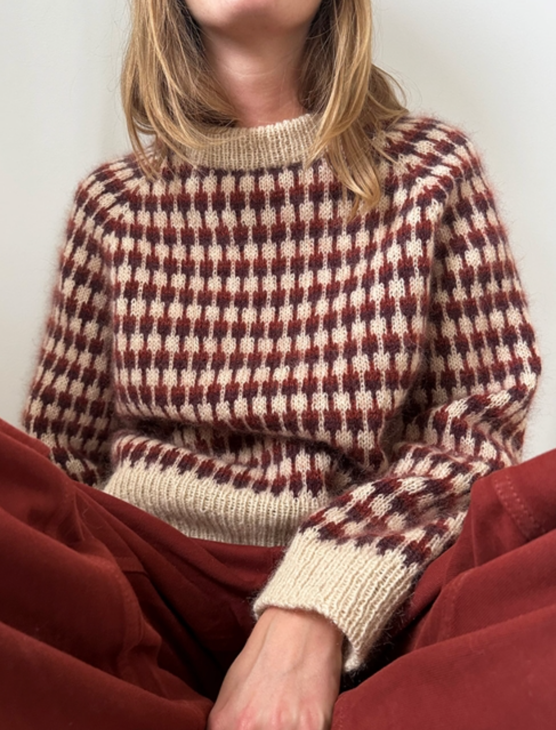 Le Knit - Facet Sweater - Papir - Lene Holme Samsøe - Garntopia