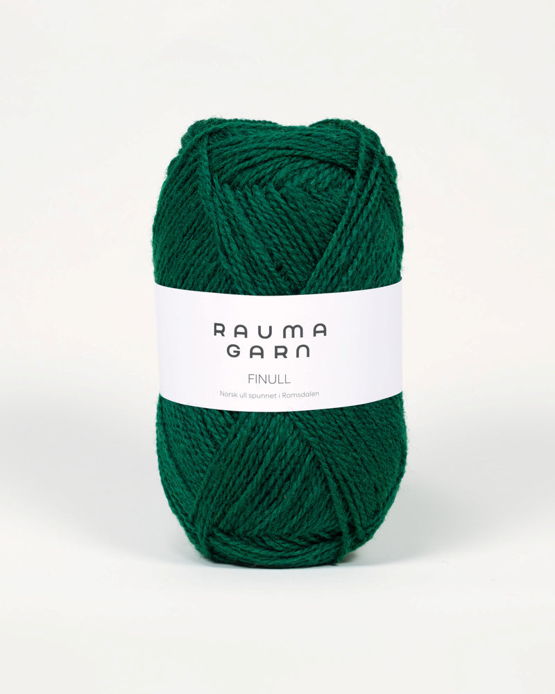 432 Dyp Grønn -	Finull Pt2 - Rauma Garn - Garntopia
