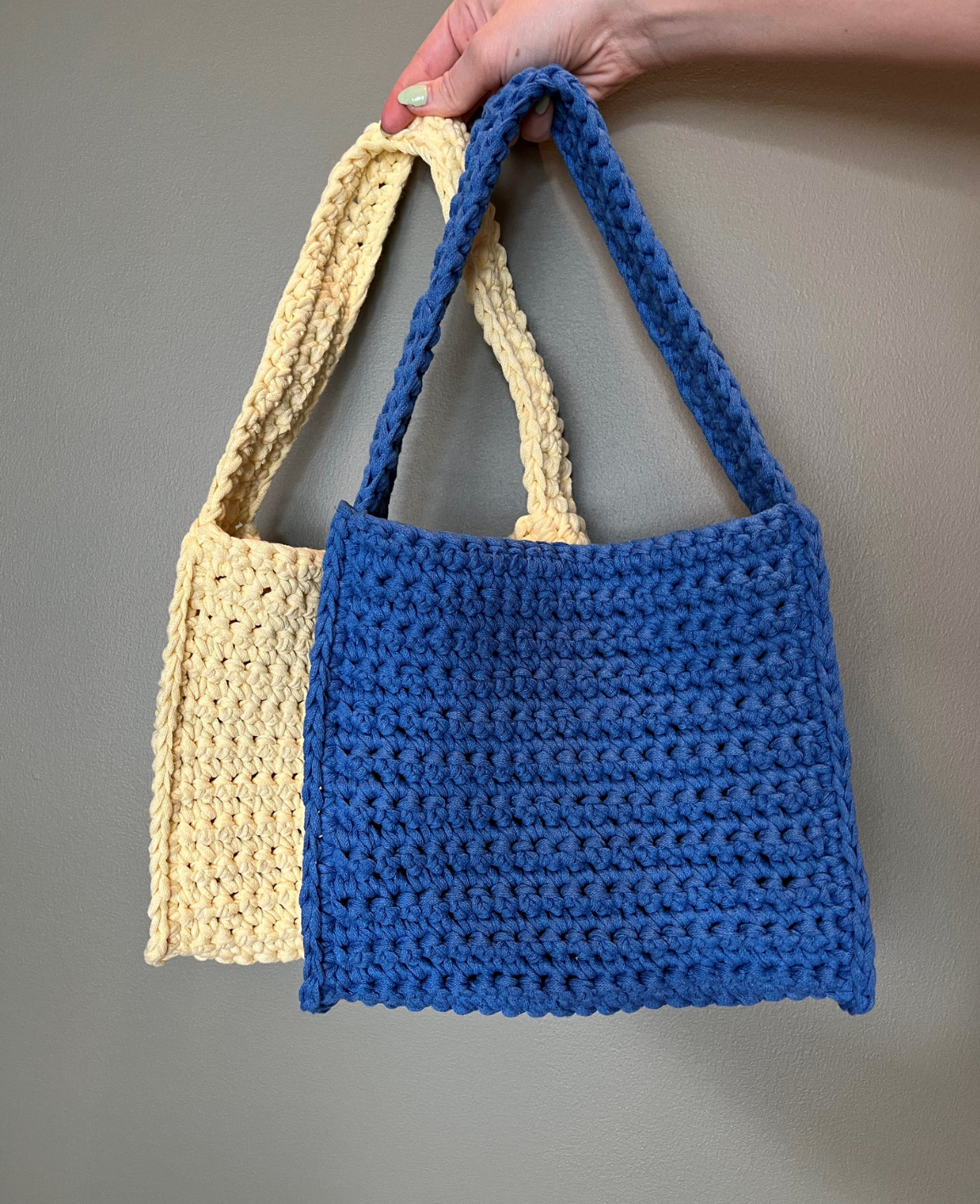 Carrie Midi Bag - Papir - byHildeLundal - Garntopia