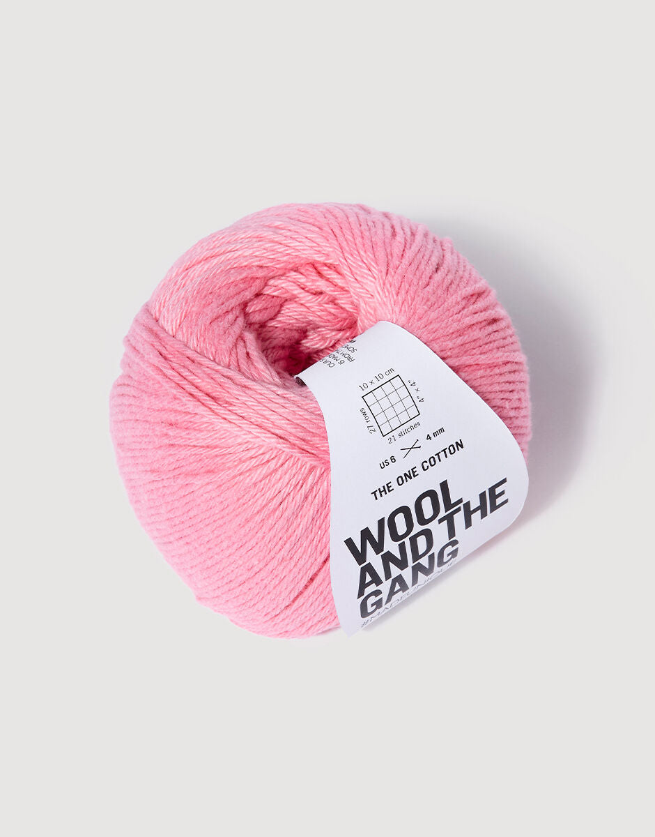 Millennial Pink - The One Cotton - Wool and the gang - Garntopia