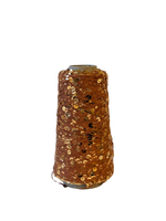 Rost Braun - Paillettengarn 200gr