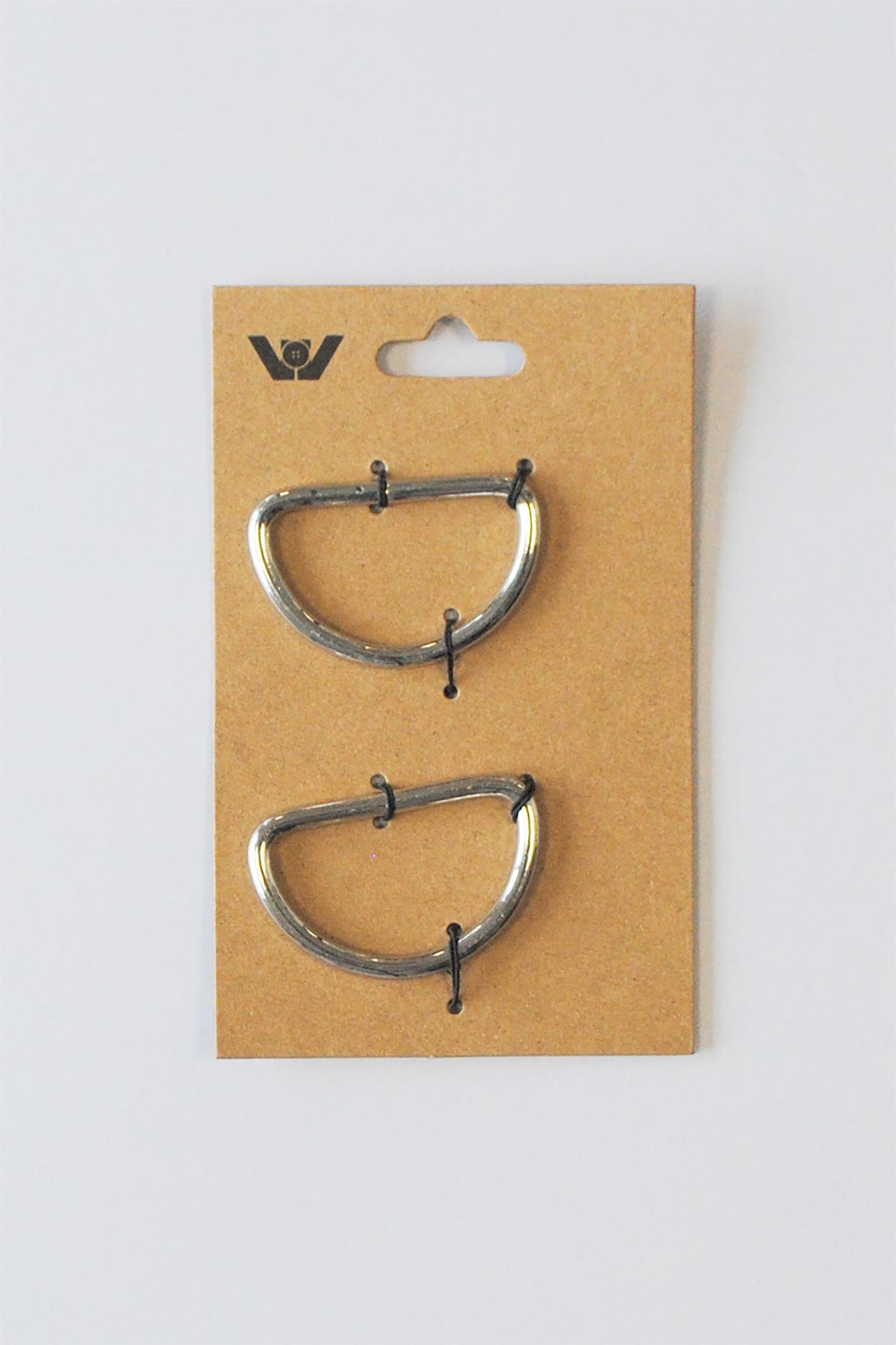 D-ring til veske - 38 mm Sølv - Ukjent - Garntopia