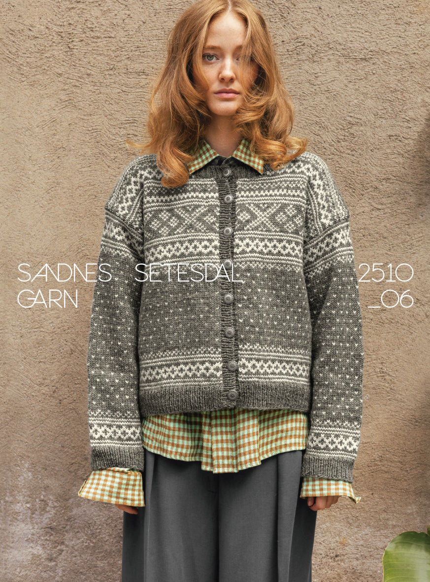 2510 - Norske Ikoner Voksen - NR. 6 SETESDALKOFTE DAME - Sandnes garn - Garntopia