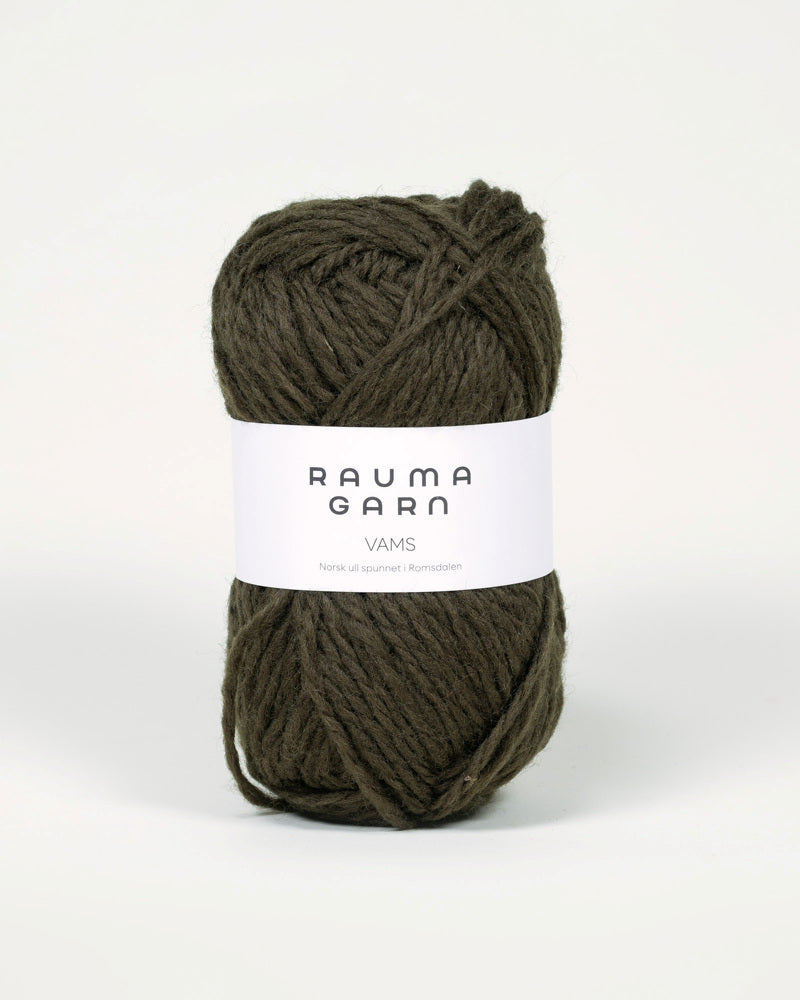 86 Mosegrønn -	Vams - Rauma Garn - Garntopia