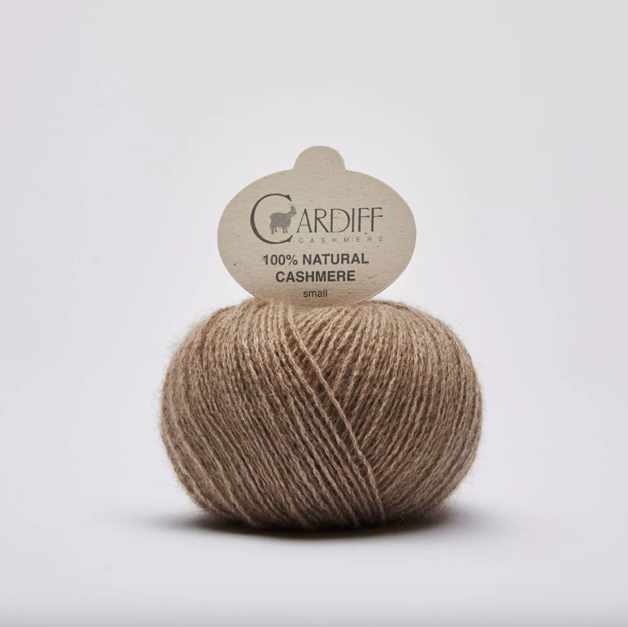 511 Brown (Undyed) - Small - Cardiff Cashmere - Garntopia