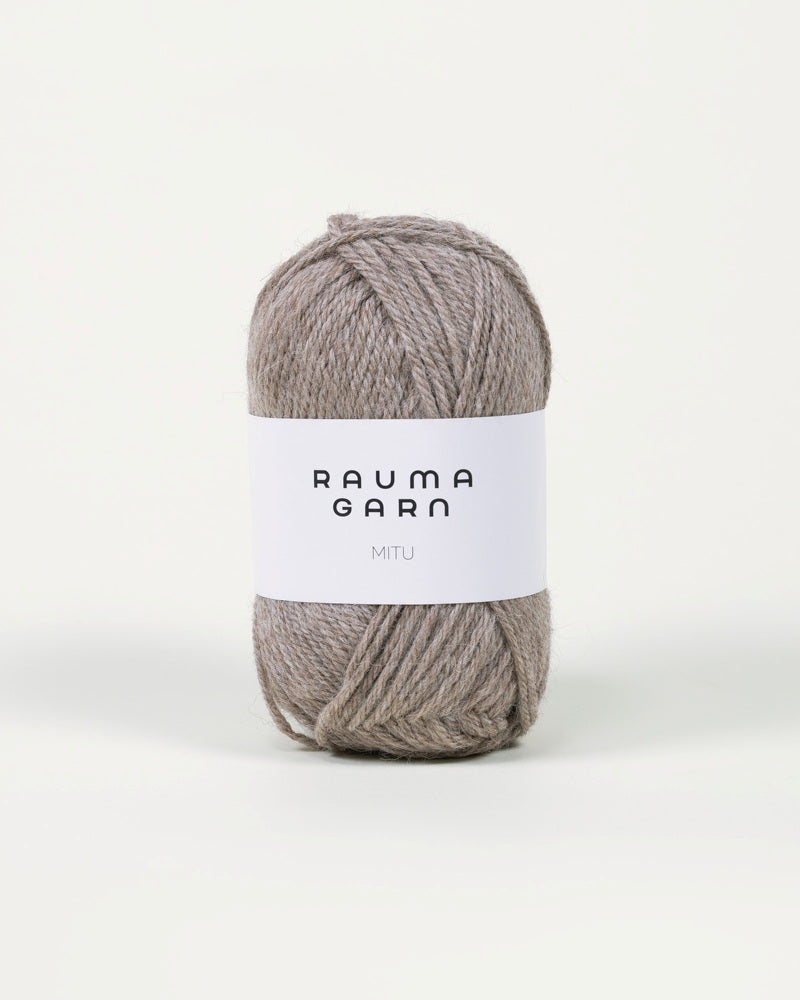 SFN61 Beige melert -	Mitu - Rauma Garn - Garntopia